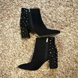 Circus by Sam Edelman Black Ankle Boots with Studs